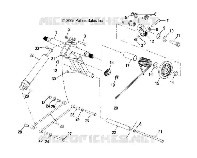REAR TORQUE ARM (EDGE)