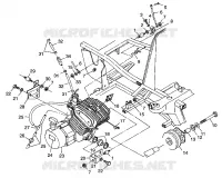 ENGINE MOUNTING TRAIL BOSS W98AA25C (4945314531A009)