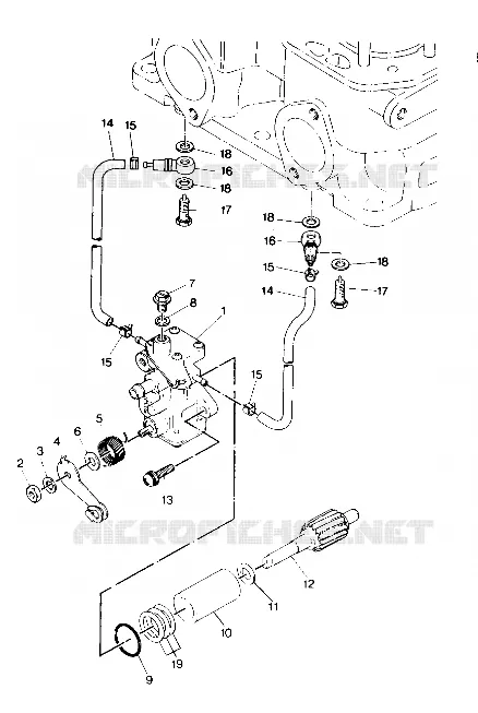 OIL PUMP 500 AND 500 CLASSIC (4915411541050A)