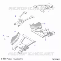 REAR SUSPENSION CONTROL ARMS