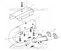 EXHAUST SYSTEM LITE GT 0953133 AND  EUROPEAN LITE GT E953133 (4928922892B014)