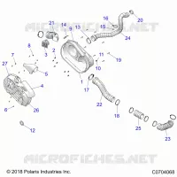 DRIVE TRAIN, CLUTCH COVER AND DUCTING