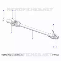DRIVE TRAIN, FRONT PROP SHAFT