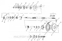 MIDDLE DRIVE ASSEMBLY ASSEMBLY NORWEGIAN 6X6 (4923742374029A)