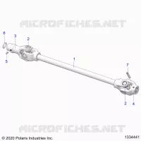 DRIVE TRAIN, FRONT PROP SHAFT