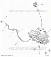 DRIVE TRAIN, FRONT GEARCASE MOUNTING