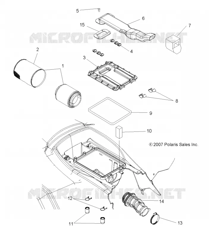 ENGINE, AIR INTAKE SYSTEM