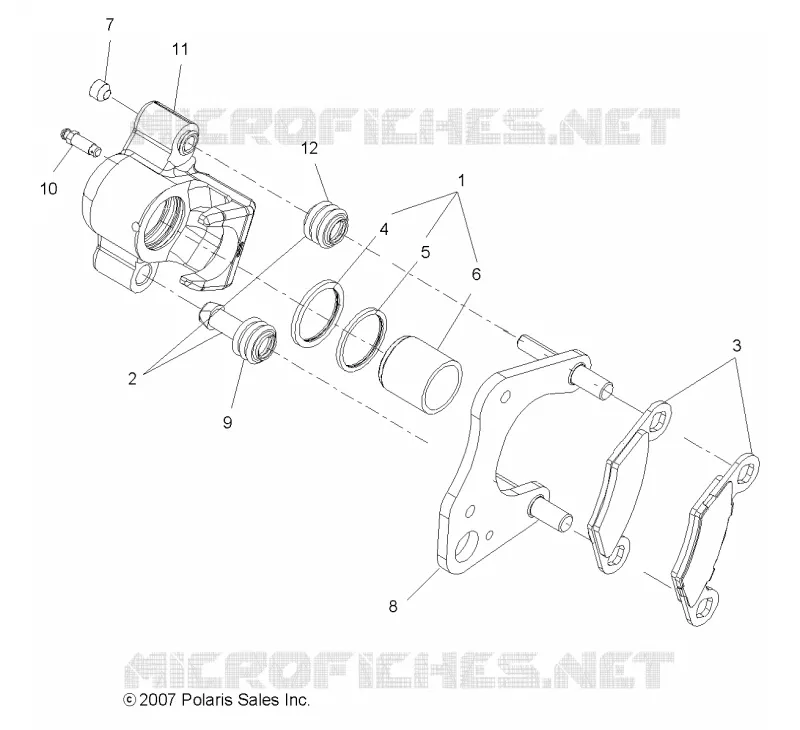 FRONT BRAKE CALIPER