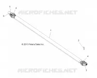 DRIVE TRAIN, FRONT PROP SHAFT