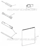TOOL KIT    WIDETRAK GT 0972061 AND EUROPEAN WIDETRAK GT E972061 (4938173817C013)