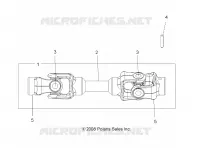 DRIVE TRAIN, MID PROP SHAFT