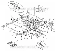 SUSPENSION 500 EFI SKS 0962574, 500 EFI RMK 0962974, AND EUROPEAN 500 EFI S (4931983198B010)