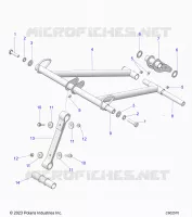 SUSPENSION, FRONT TORQUE ARM