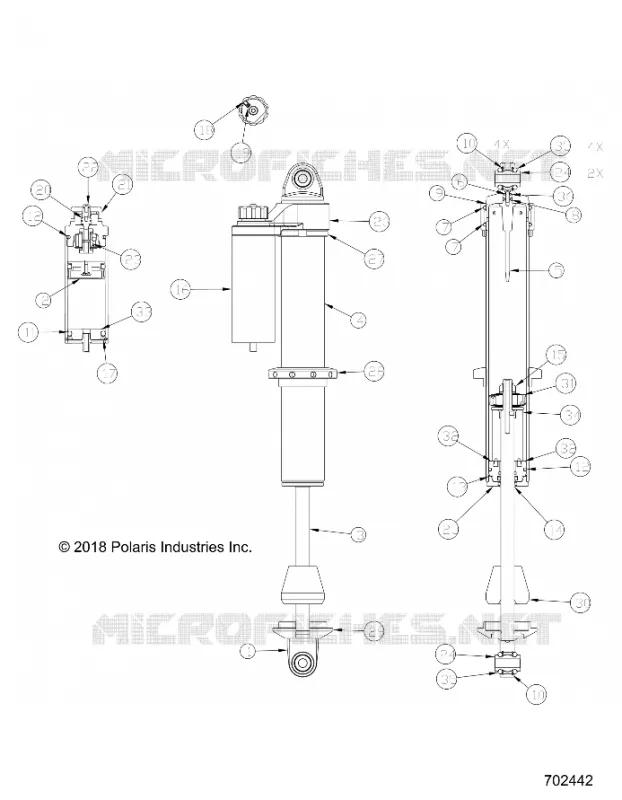 FRONT SUSPENSION SHOCK INTERNALS