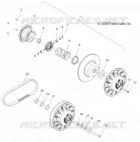 DRIVE TRAIN, CLUTCH, SECONDARY