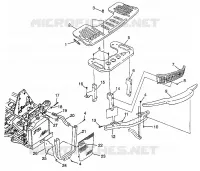 FRONT RACK   BUMPER MOUNTING (400L) XPRESS 400L W97CA38C (4939603960A010)