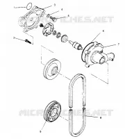 WATER PUMP XLT TOURING 0952857 AND  EUROPEAN XLT TOURING E952857 (4929172917C009)
