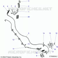 DRIVE TRAIN, GEAR SELECTOR AND THROTTLE CABLE