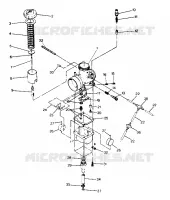 CARBURETOR   650 DEALERS MUST VERIFY JETTING    CARBURETOR NUMBER (4916801680031A)