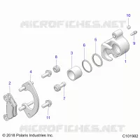 BRAKES, REAR CALIPER