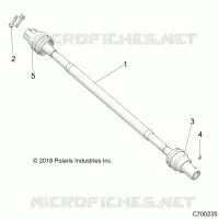 DRIVE TRAIN, REAR PROP SHAFT