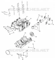 CRANKCASE 700 RMK 0970966, 700 SKS 0970566 AND EUROPEAN 700 SKS E970566 (4938573857C006)