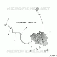 DRIVE TRAIN, FRONT GEARCASE MOUNTING