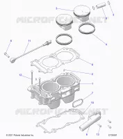 CYLINDER AND PISTON