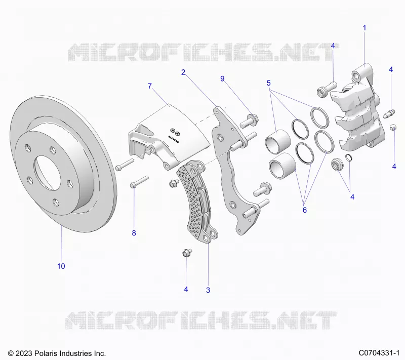 FRONT BRAKE CALIPER
