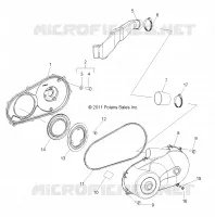 DRIVE TRAIN, CLUTCH COVER