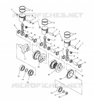 PISTON   CRANKSHAFT XLT/0930767,XLT SP/0930667    XLT SKS/0930567 (4923012301035A)