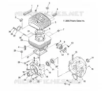 CRANKCASE AND CYLINDER