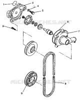 WATER PUMP XLT E940767,  XLT SP E940667    XLT SKS E940567 (49274227420034)