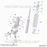 SUSPENSION, FRONT STRUT 