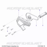 ENGINE, WATERPUMP IMPELLER AND COVER