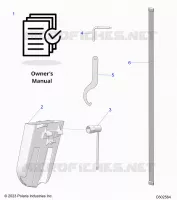 REFERENCES, OWNERS MANUAL, BELT HOLDER, TOOLS