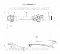 DRIVE TRAIN, FRONT PROP SHAFT