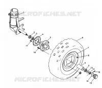 FRONT WHEEL ASSEMBLY 2X4 350L W937539 (4924032403012A)