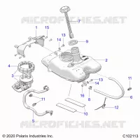 FUEL SYSTEM, FUEL TANK ASM.