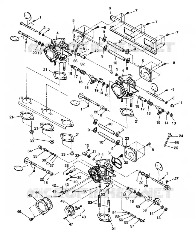 CARBURETOR SL 650 / B934058 (4924732473025A)