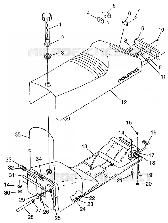 SEAT   GAS TANK RXL 0976768 (4938523852A007)