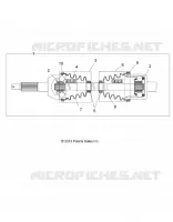 DRIVE TRAIN, REAR DRIVE SHAFT, 1333335