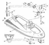 HULL   BODYWORK SL 650 B944058 (4926992699002A)