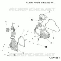 ENGINE, ALTERNATOR  COVER HVAC