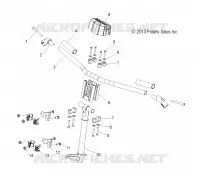 UPPER STEERING   HANDLEBAR ASM.