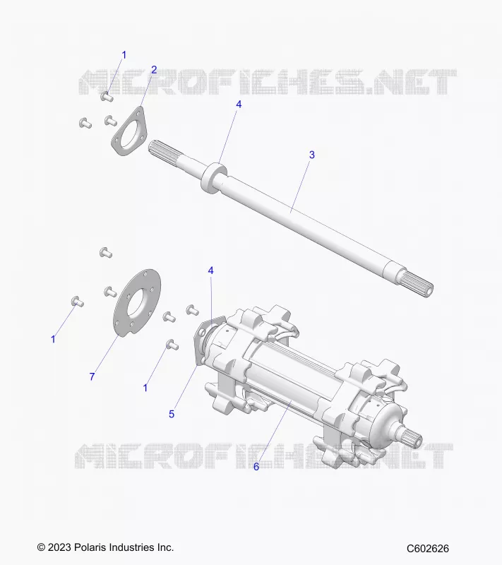 DRIVE TRAIN, JACKSHAFT AND DRIVE SHAFT
