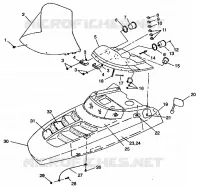 HOOD ASSEMBLY CLASSIC E942865 AND  CLASSIC TOURING E942875 (49274027400009)