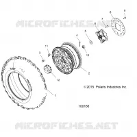 WHEELS, FRONT TIRE AND BRAKE DISC