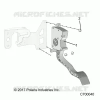 ENGINE, THROTTLE PEDAL