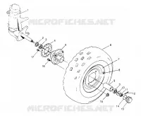 FRONT WHEEL ASSEMBLY TRAIL BLAZER W957221 (4930363036B002)